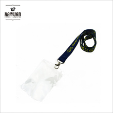 Marketing promotionnel Custom Brand Brand Printing Lanyard en polyester avec support de carte en PVC